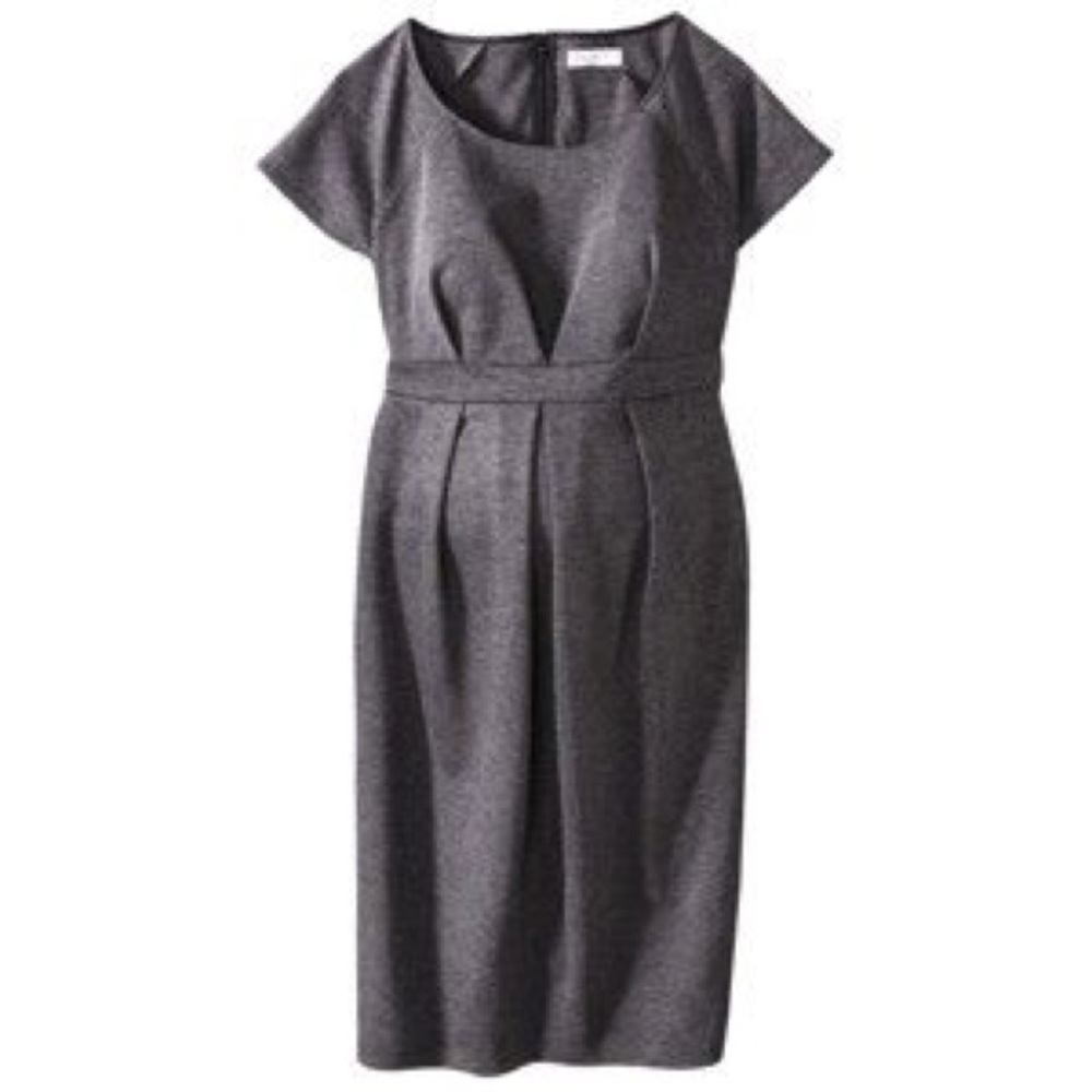 Liz Lange gray knit maternity dress! XXL